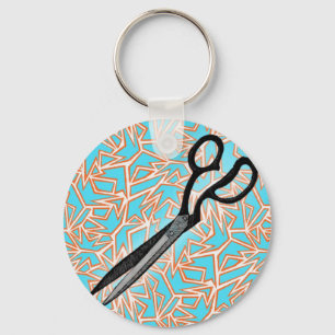 Scissor Art Key Ring