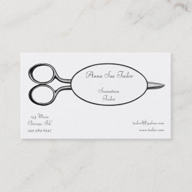 Scissor Business Card (Front)