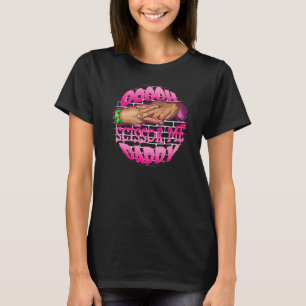 Scissor Me Daddy A Hands Pro Wrestling Green Pink T-Shirt