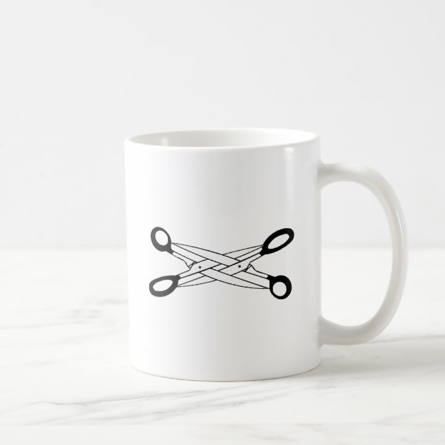 SCISSOR TIME COFFEE MUG (Right)