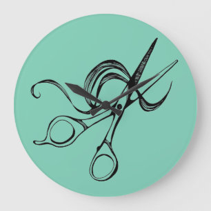 Scissor wall clock