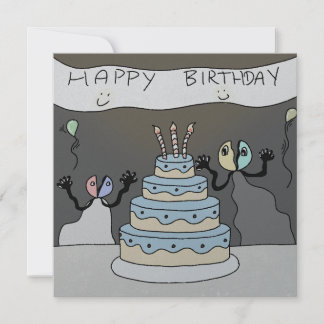 ScissorHeads Birthday Card