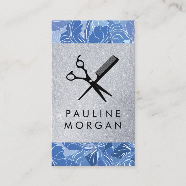Scissors Comb Logo | Hair Stylist Business Card (Front)