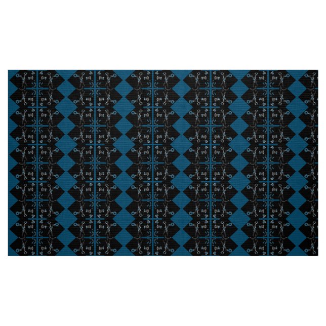 Scissors (customise the background colour) fabric (Fat Quarter)