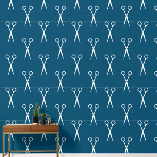  Scissors Hair Stylist Pattern Wallpaper