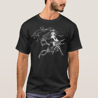Scissors Hairdresser Witch Cute Halloween Hair Sal T-Shirt