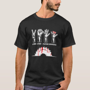 Scissors Stone Paper Circular Saw Carpenters Carpe T-Shirt