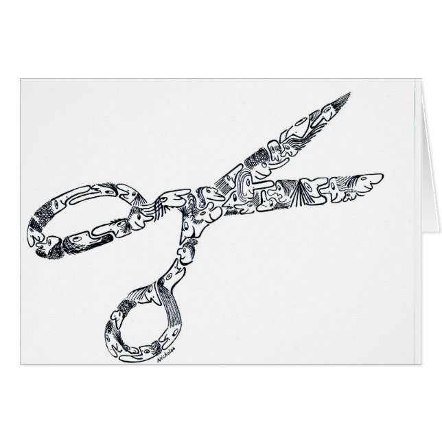 Scissors with Haircuts (Front Horizontal)