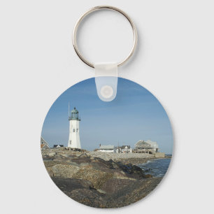 Scituate Lighthouse Key Ring