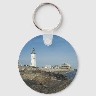 Scituate Lighthouse Key Ring