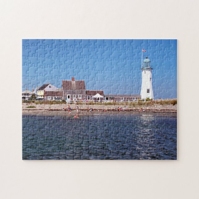 Scituate Lighthouse, Massachusetts Jigsaw Puzzle (Horizontal)