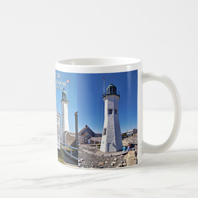 Scituate Lighthouse, Massachusetts Mug (Right)