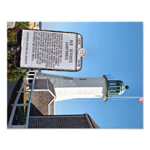 Scituate Lighthouse, Massachusetts Photo Print