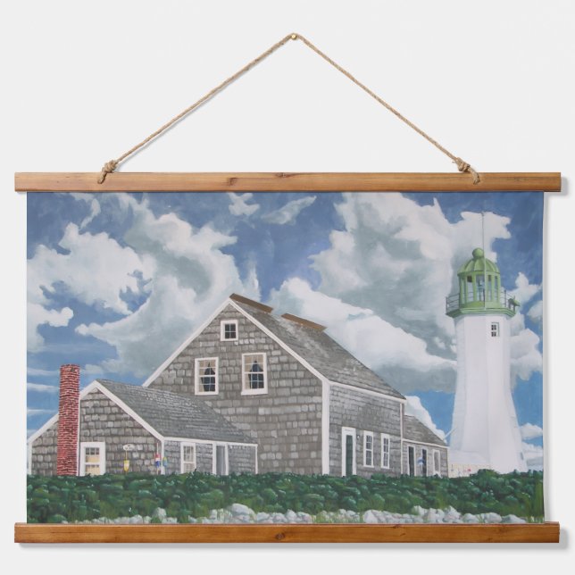 Scituate Lightkeeper's House Hanging Tapestry (Front)