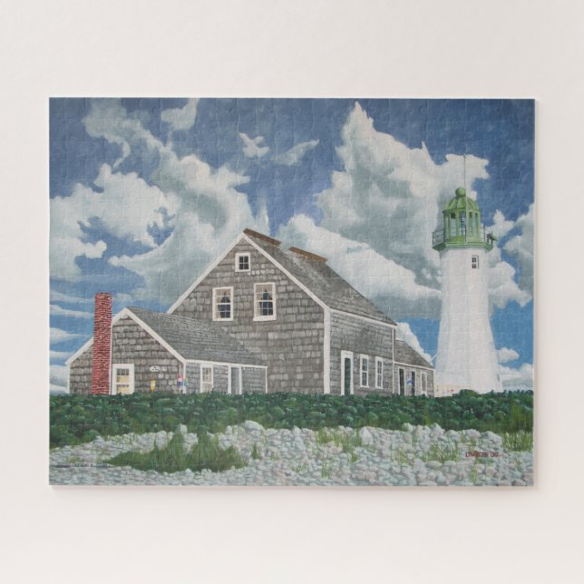 Scituate Lightkeeper's House Jigsaw Puzzle (Horizontal)