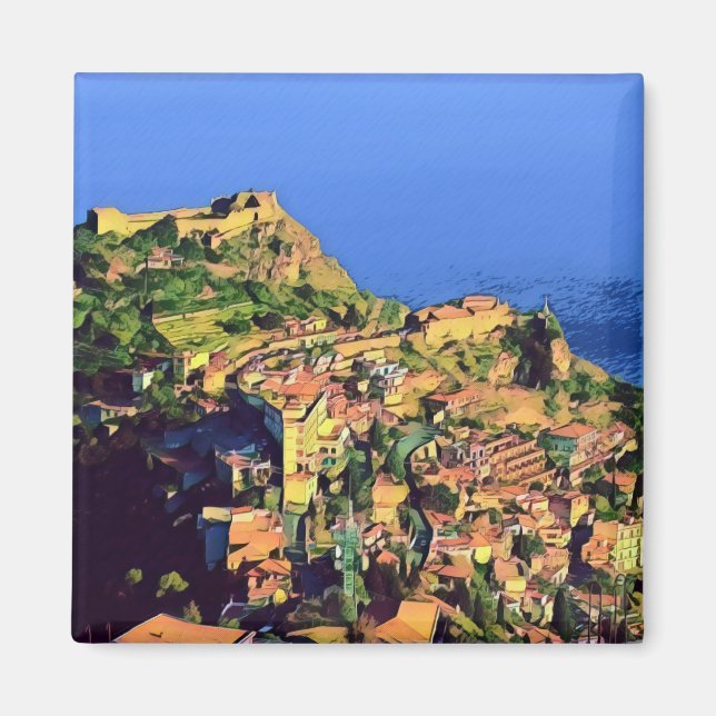 SCL001 TAORMINA - Sicily - Italy - Fridge Magnet (Front)