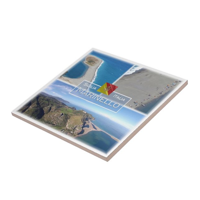 SCL007 MARINELLO, Nature Reserve, Mosaic, Ceramic Tile (Side)