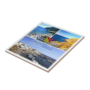 SCL008 MARETTIMO ISLAND, Mosaic, Sicily, Ceramic Tile