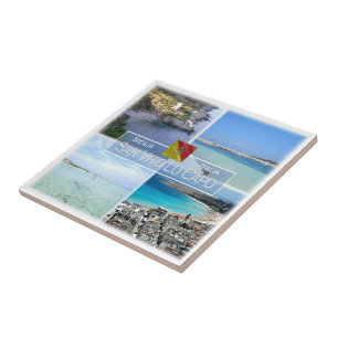 SCL012 SAN VITO LO CAPO, Mosaic, Sicily, Ceramic Tile