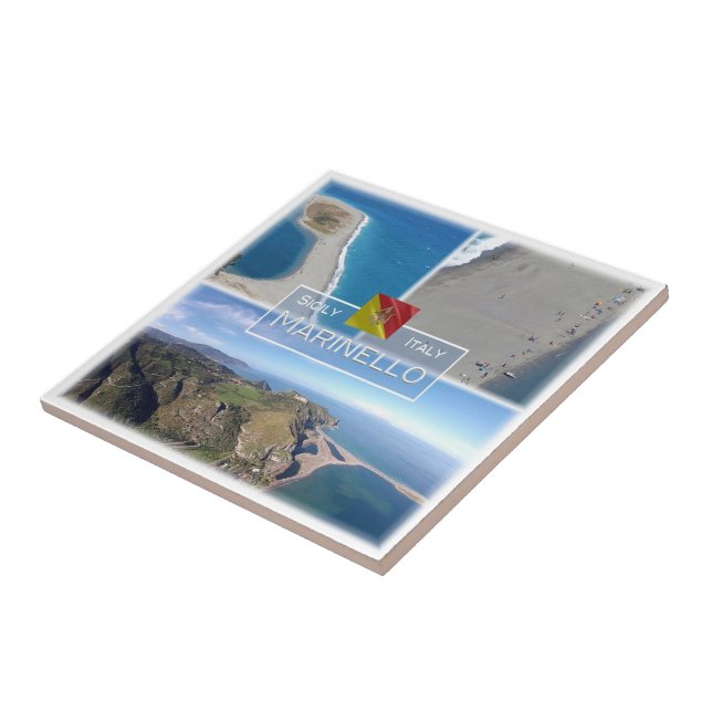 SCL024 MARINELLO Nature Reserve, Mosaic, Ceramic Tile (Side)