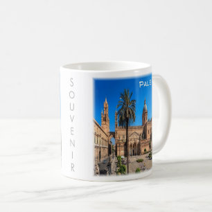 SCL030 PALERMO, Panorama, Sicily,  Italy,  Coffee Mug
