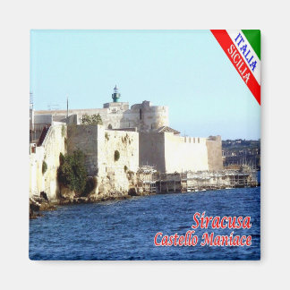 SCL070 SIRACUSA Castle Maniace, Sicily, Fridge Magnet