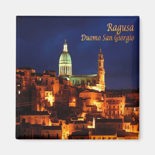 SCL073 RAGUSA, Saint George Cathedral, Fridge Magnet