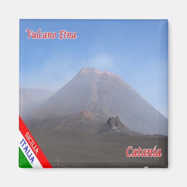 SCL087 CATANIA, ETNA, Sicily, Italy, Fridge Magnet (Front)