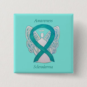 Scleroderma Angel Awareness Ribbon Pins