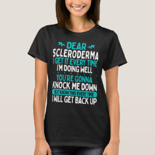 Scleroderma Awareness Day Teal Scleroderma Ribbon T-Shirt