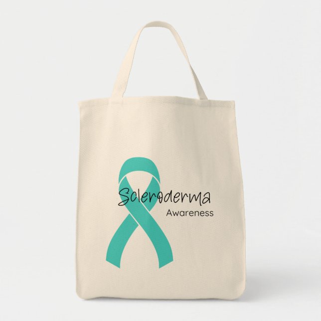 Scleroderma Awareness Grocery Tote Bag (Front)