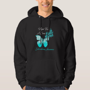Scleroderma Awareness Hope For A Cure Butterfly Hoodie