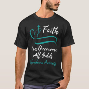 Scleroderma Awareness Teal Ribbon Support Christia T-Shirt