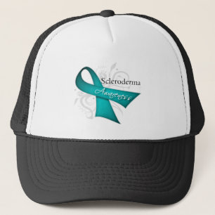 Scleroderma Disease Awareness Ribbon Trucker Hat