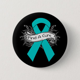 Scleroderma Find A Cure Ribbon 6 Cm Round Badge