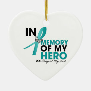Scleroderma Tribute In Memory of My Hero Ceramic Tree Decoration