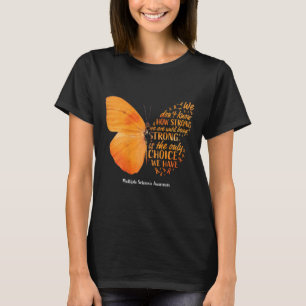 Sclerosis Awareness Gifts Women Mum Cute Butterfly T-Shirt