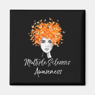 Sclerosis Awareness Ms Butterflies  Magnet