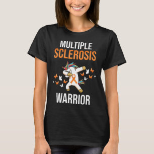 Sclerosis Awareness Ms Survivor Unicorn Warrior  T-Shirt