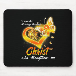 Sclerosis - I Can Do All Things Through Christ  Mouse Pad