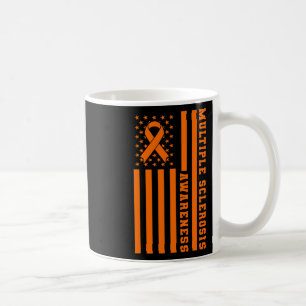 Sclerosis Ms Awareness Patriotic Usa American Flag Coffee Mug