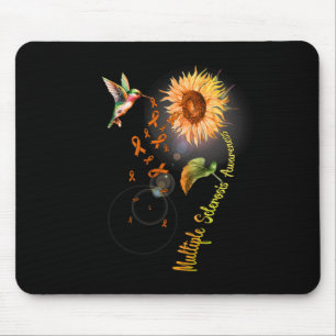Sclerosis Sunflower Hummingbird Mouse Pad