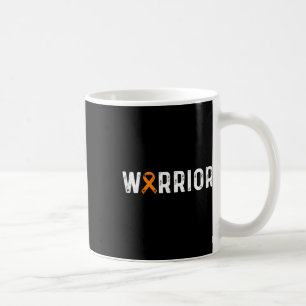 Sclerosis Warrior Awareness Ms Orange Ribbon Coffee Mug