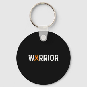 Sclerosis Warrior Awareness Ms Orange Ribbon Key Ring