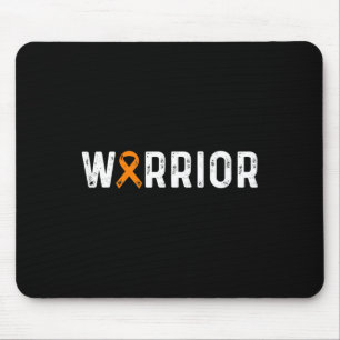 Sclerosis Warrior Awareness Ms Orange Ribbon Mouse Pad