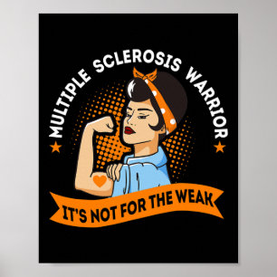 Sclerosis Warrior Multiple Sclerosis Awareness 3 Poster