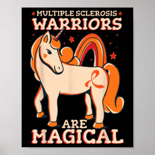 Sclerosis Warriors Are Magical Kids Ms Poster