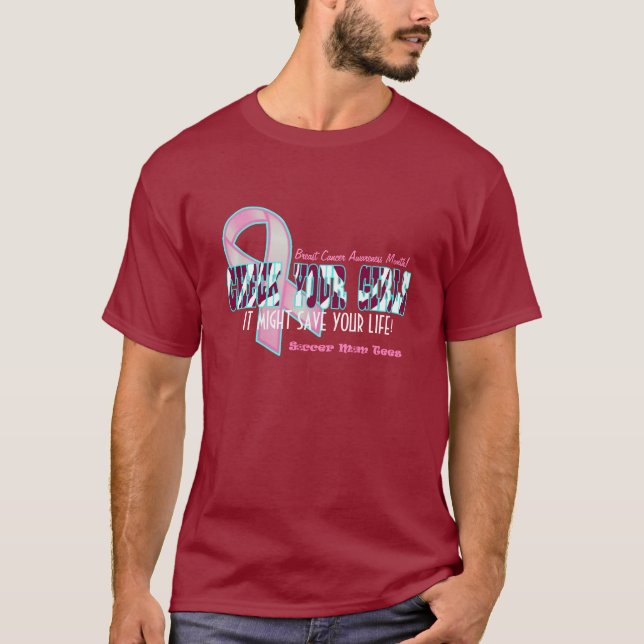 Scocer Mum Tees Breast Cancer Awareness Tee (Front)