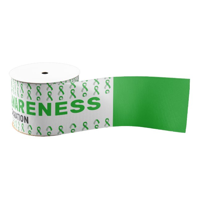 Scoliosis Awareness Pattern Ribbon Grosgrain Ribbon (Spool)