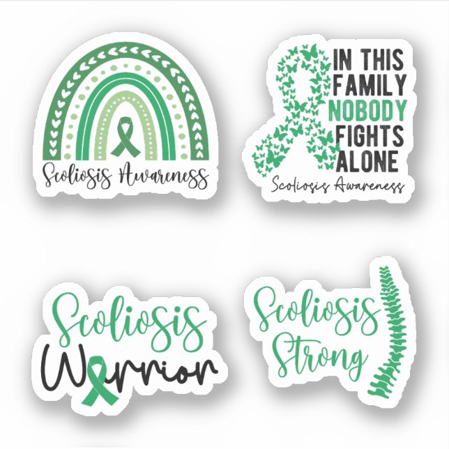 Scoliosis Awareness Ribbon, Scoliosis Awareness (Front)